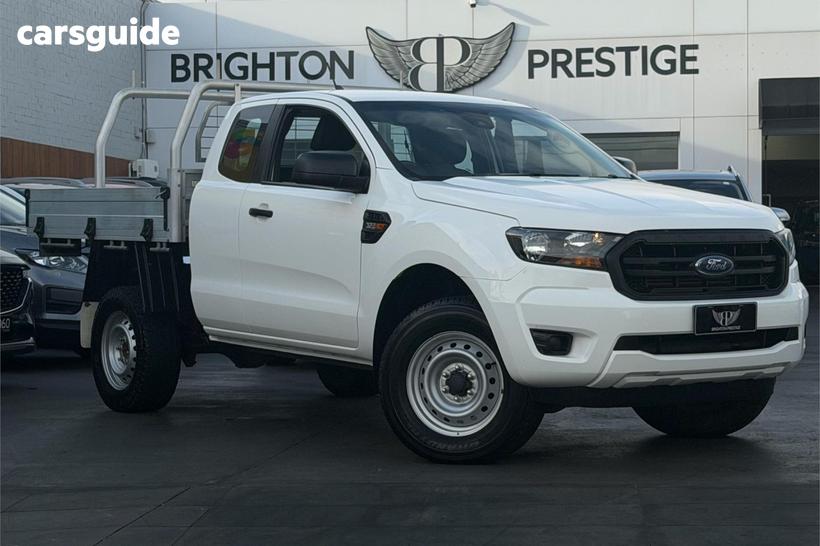 White 2021 Ford Ranger Super Cab Chassis Xl 3.2 (4X4)