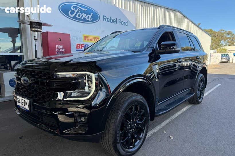 Black 2025 Ford Everest Wagon Sport (Rwd)