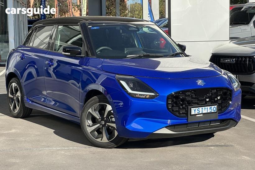 Blue 2024 Suzuki Swift Hatchback Hybrid Glx