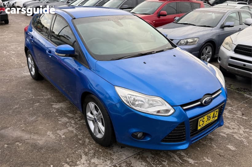 Blue 2014 Ford Focus Hatchback Trend