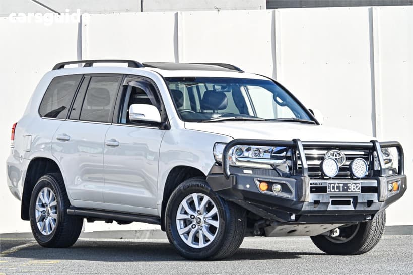 White 2020 Toyota Landcruiser Wagon Lc200 Vx (4X4)