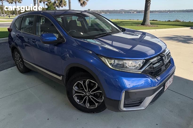 Blue 2021 Honda CR-V Wagon Vti X (2Wd) 5 Seats