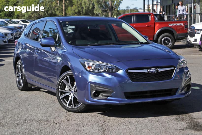 Blue 2017 Subaru Impreza Hatchback 2.0I (Awd)