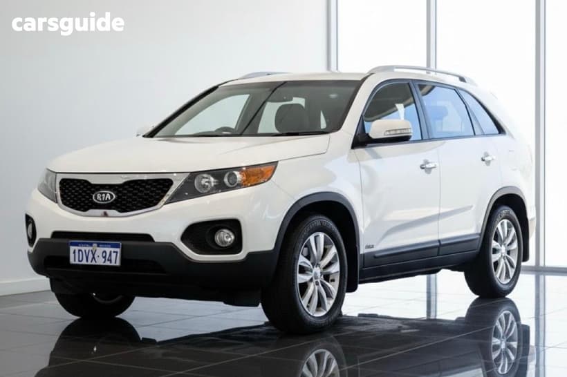 White 2012 Kia Sorento Wagon Platinum (4X4)