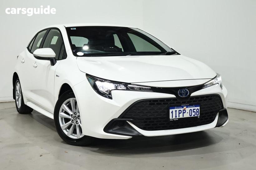 White 2025 Toyota Corolla Sedan Ascent Sport Hev