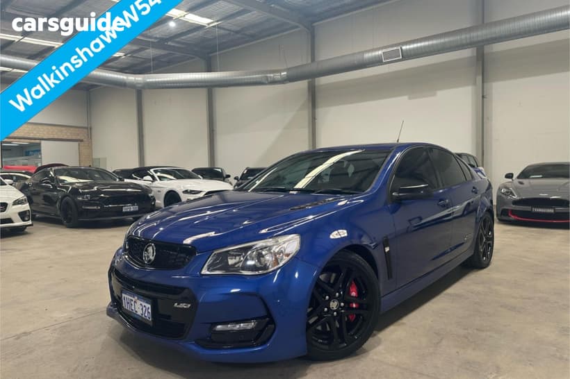 Blue 2017 Holden Commodore Sedan Ss-V Redline