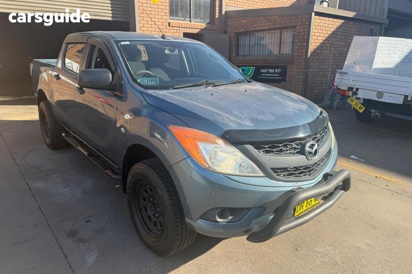 Blue 2013 Mazda BT-50 Dual Cab Utility Xt (4X2)