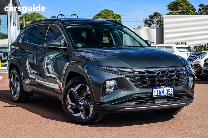 Grey 2021 Hyundai Tucson Wagon Highlander (Awd)