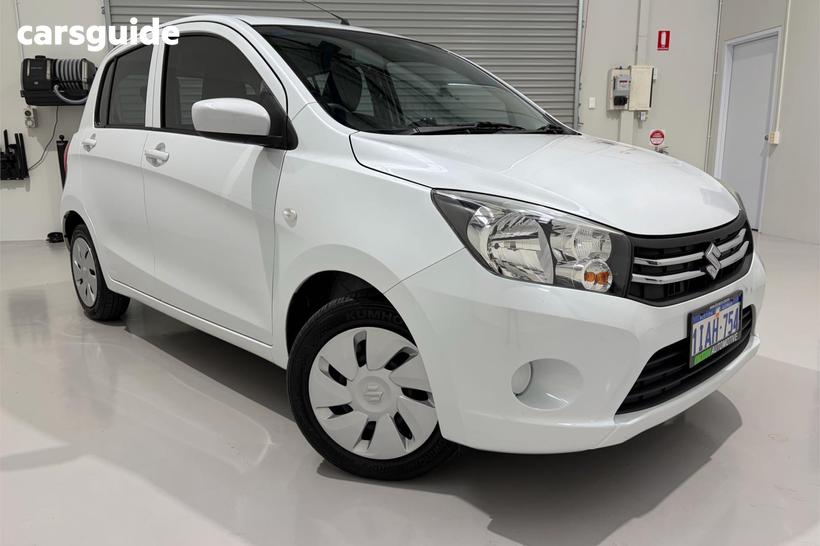 White 2015 Suzuki Celerio Hatchback