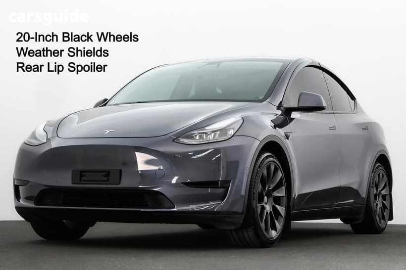 Black 2022 Tesla Model Y Wagon Rear-Wheel Drive