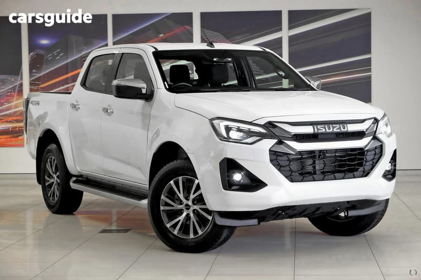 White 2026 Isuzu D-MAX Crew Cab Utility Ls-U (4X4)