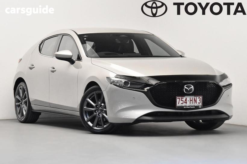 Beige 2023 Mazda 3 Hatchback G20 Touring