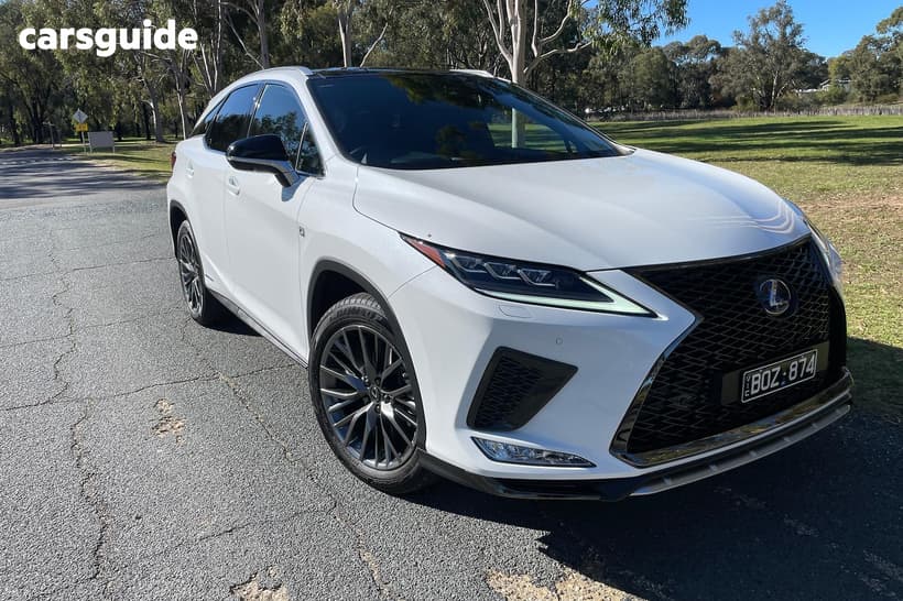 White 2026 Lexus RX450H Wagon F Sport Hybrid