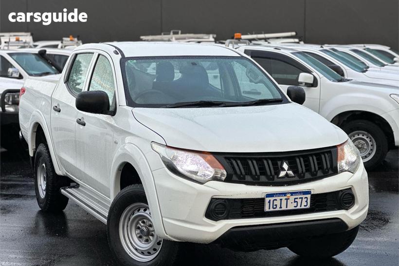 White 2017 Mitsubishi Triton Dual Cab Utility Glx