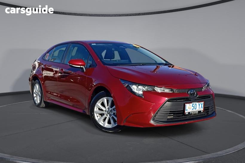 Red 2024 Toyota Corolla Sedan Ascent Sport