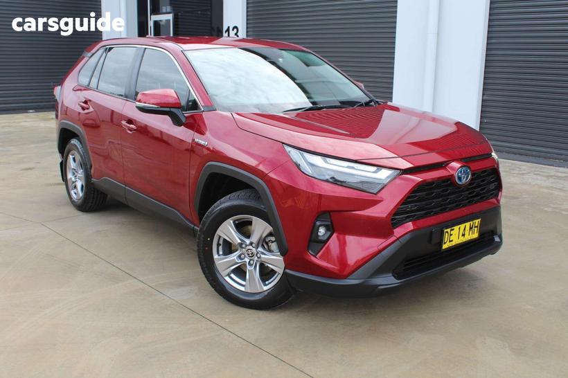 Red 2022 Toyota RAV4 Wagon Gx (2Wd) Hybrid