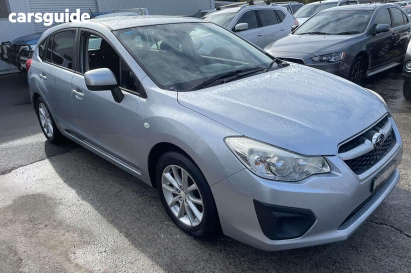 Silver 2013 Subaru Impreza Hatchback 2.0I (Awd)