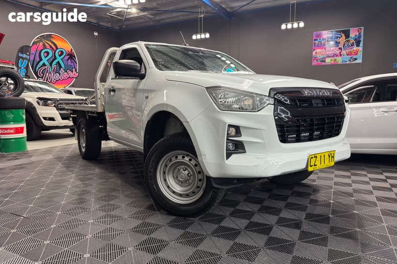 White 2021 Isuzu D-MAX Cab Chassis Sx (4X2) High-Ride