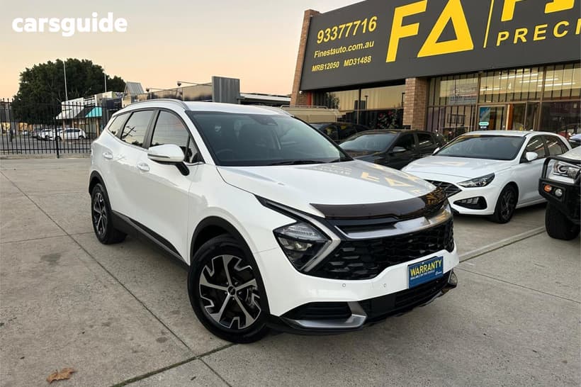 White 2024 Kia Sportage Wagon Sx Hev (Fwd)