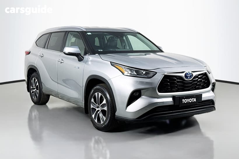 Silver 2024 Toyota Kluger Wagon Gxl Hybrid Awd