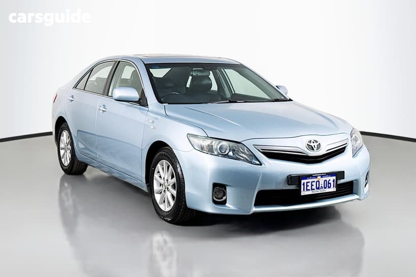 Blue 2011 Toyota Camry Sedan Hybrid