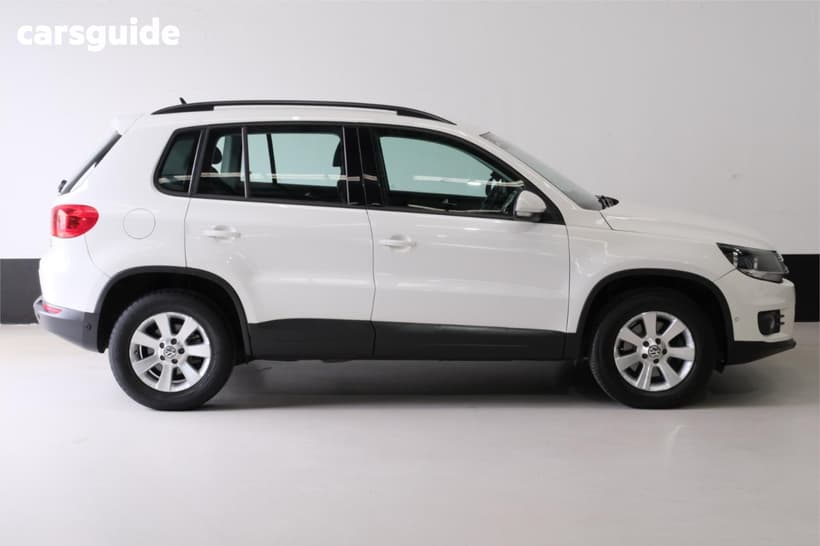 White 2013 Volkswagen Tiguan Wagon 132 Tsi Pacific