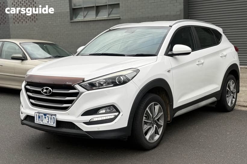 White 2018 Hyundai Tucson Wagon Active X (Fwd)