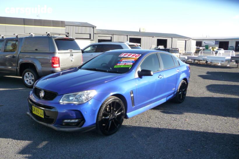 Blue 2016 Holden Commodore Sedan Sv6 Black Pack