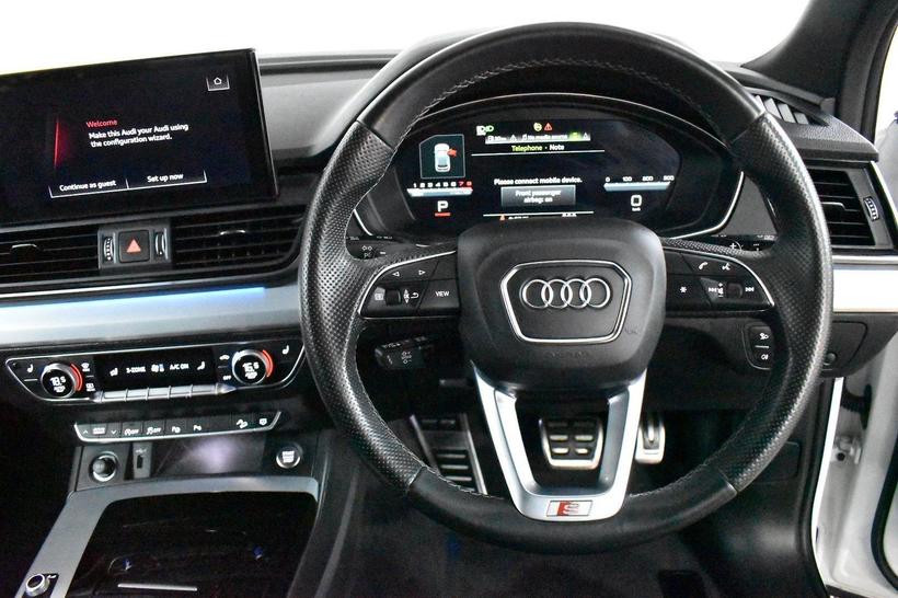 White 2022 Audi Q5 Sportback 45 Tfsi Quattro S Line Mhev