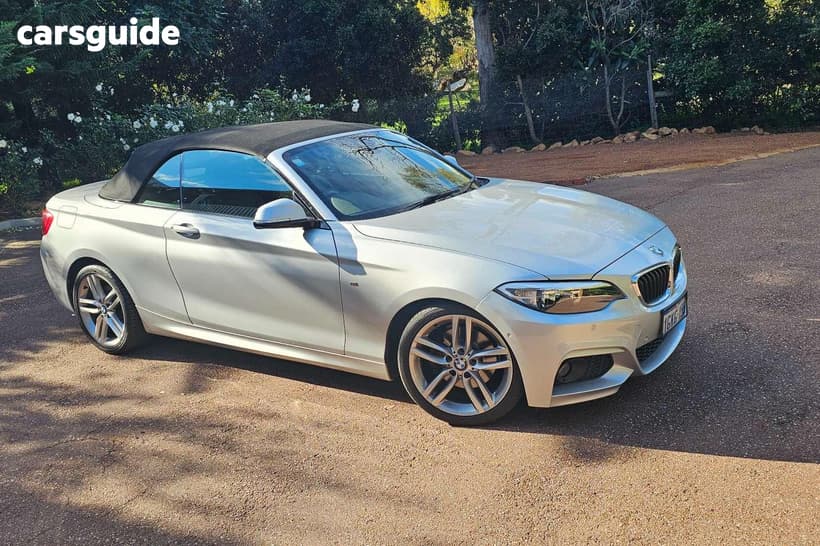 Silver 2016 BMW 220I Convertible Sport Line