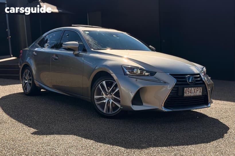 Silver 2017 Lexus IS300H Sedan Luxury Hybrid