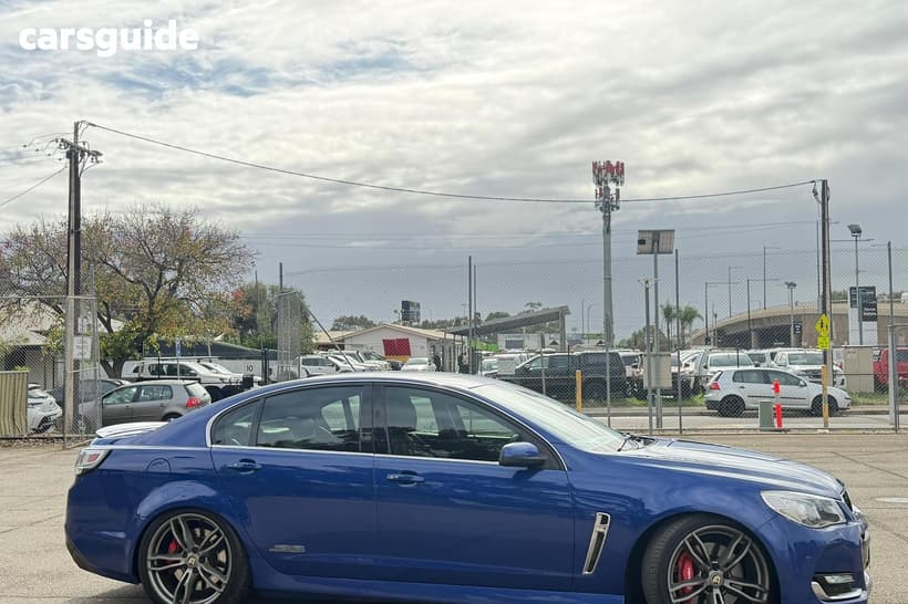 Blue 2015 Holden Commodore Sedan Ss-V Redline