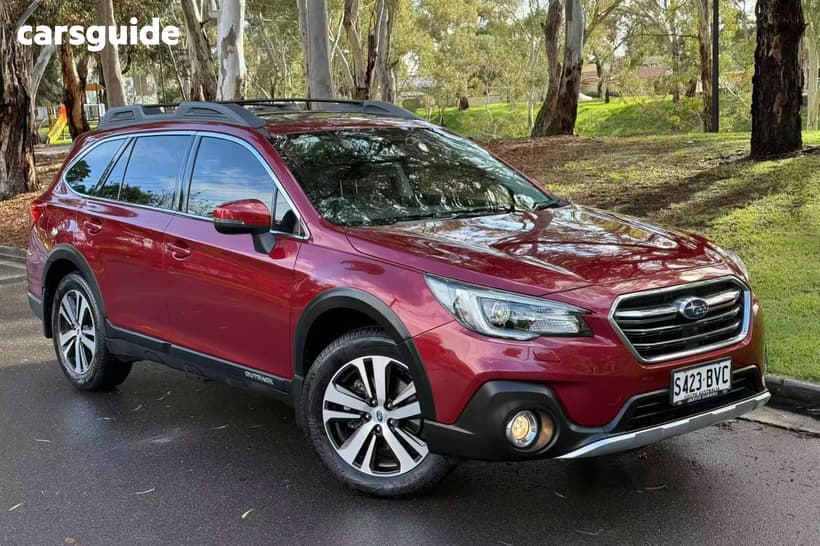 Red 2018 Subaru Outback Wagon 2.5I Premium