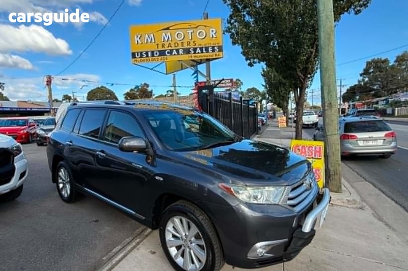 Grey 2013 Toyota Kluger Wagon Grande (Fwd)