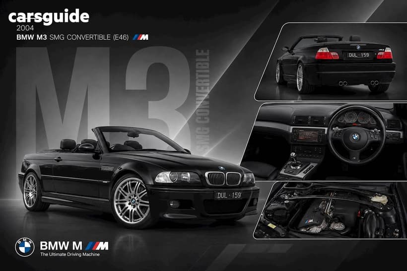 Blue 2004 BMW M3 Convertible