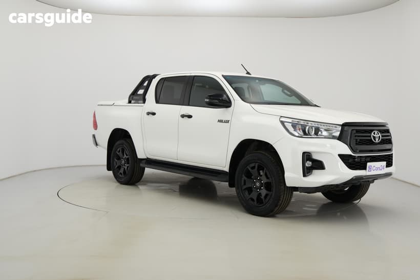 White 2018 Toyota Hilux Dual Cab Utility Rogue (4X4)