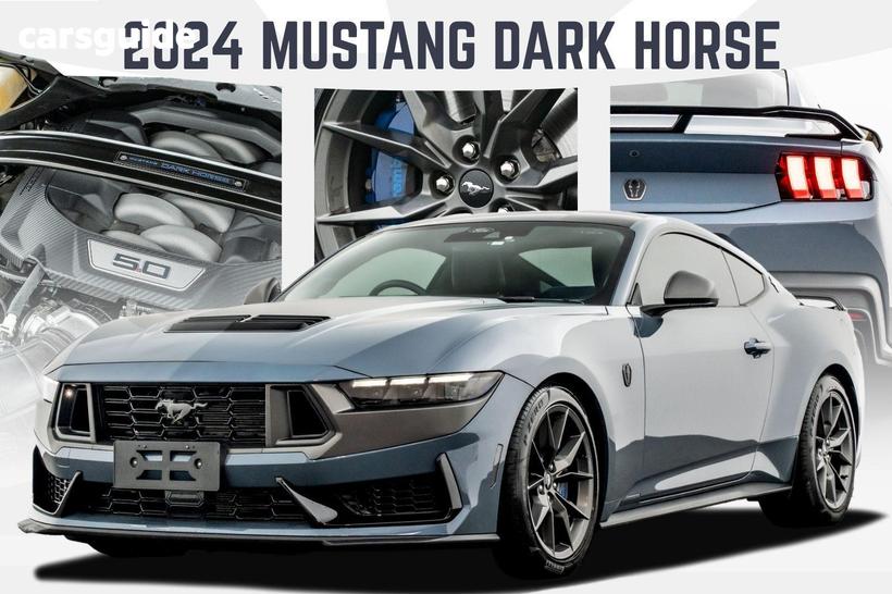 Grey 2024 Ford Mustang Fastback Dark Horse