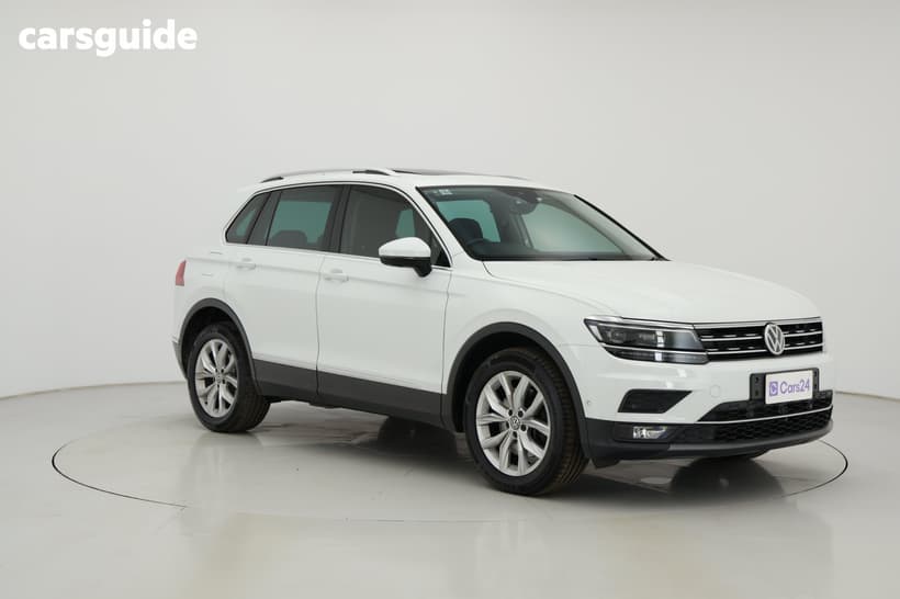 White 2018 Volkswagen Tiguan Wagon 162 Tsi Highline
