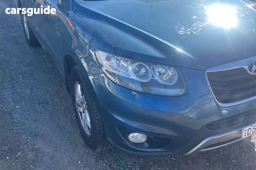 Blue 2012 Hyundai Santa FE Wagon Slx Crdi (4X4)