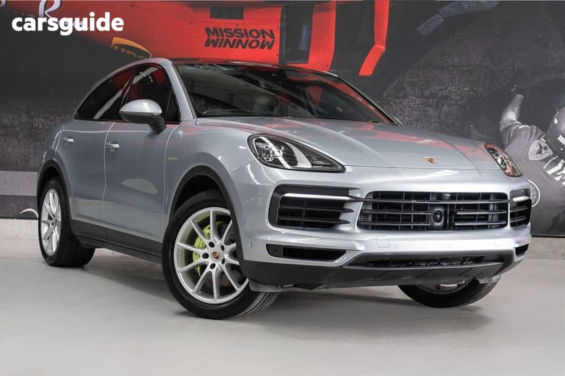 Silver 2021 Porsche Cayenne Coupe E-Hybrid