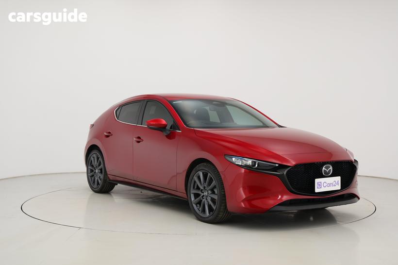 Red 2024 Mazda 3 Hatchback G20 Evolve