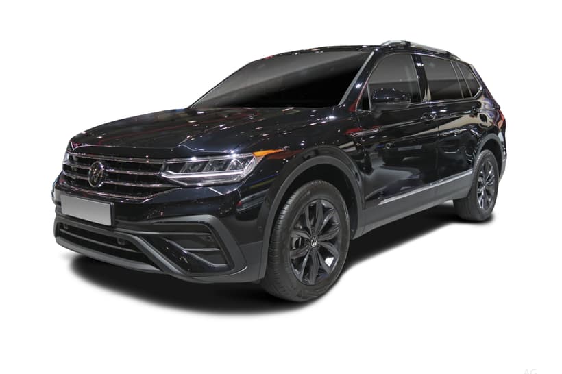 Black 2022 Volkswagen Tiguan Wagon Allspace 147Tdi R-Line