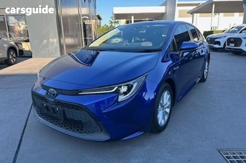 Blue 2021 Toyota Corolla Sedan Sx Hybrid