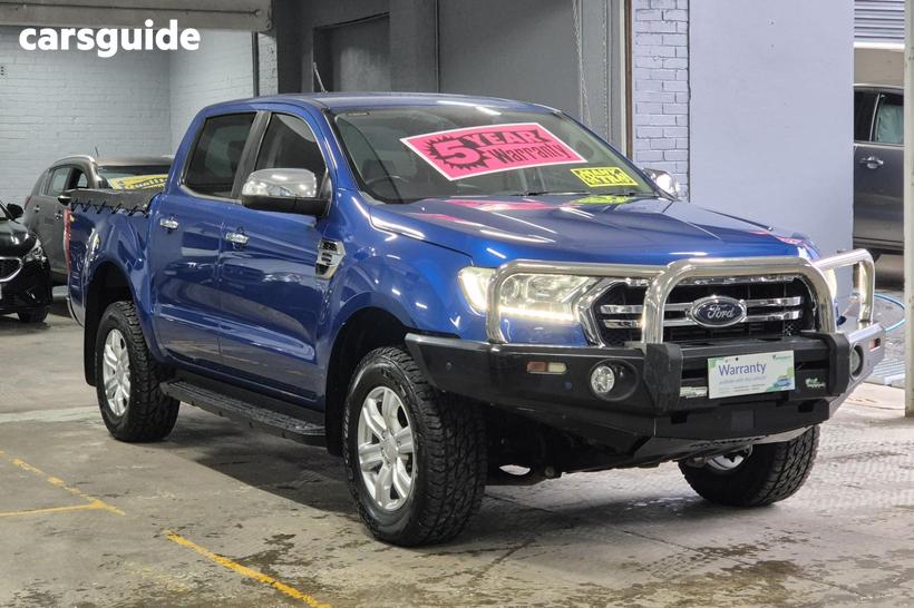 Blue 2019 Ford Ranger Double Cab Pick Up Xlt 2.0 (4X4)