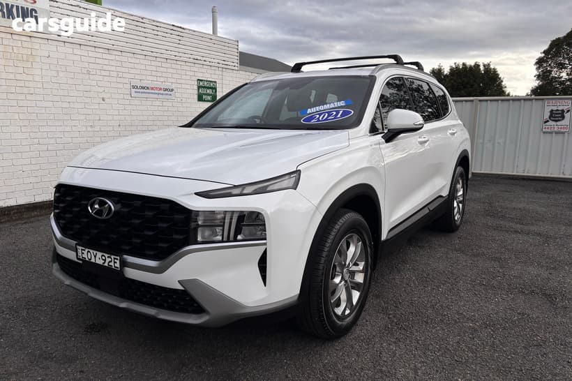 White 2021 Hyundai Santa FE Wagon Mpi (2Wd)