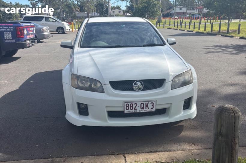 White 2009 Holden Commodore Utility Sv6