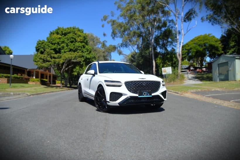 White 2021 Genesis GV70 Wagon 3.5T Awd Sport