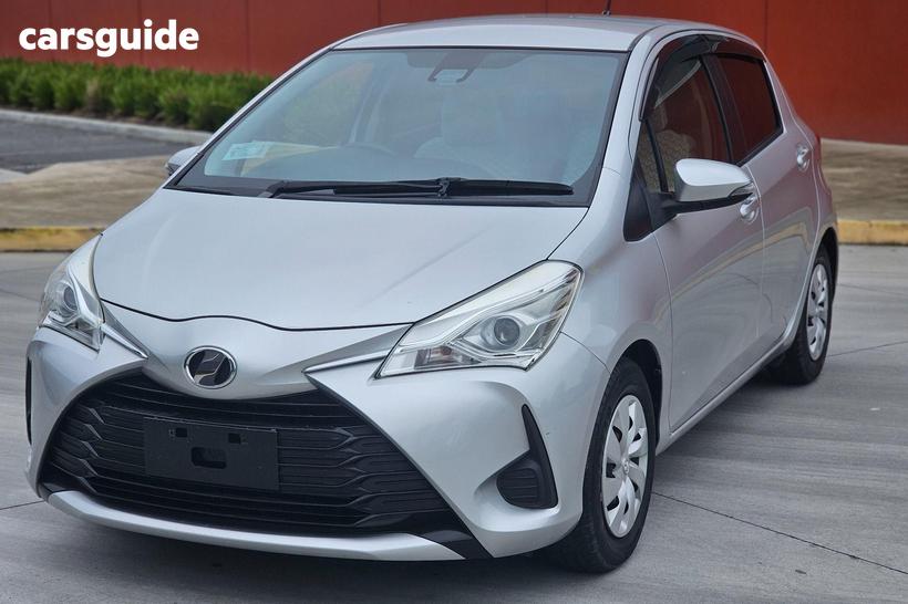 Silver 2017 Toyota Vitz Hatch NSP130