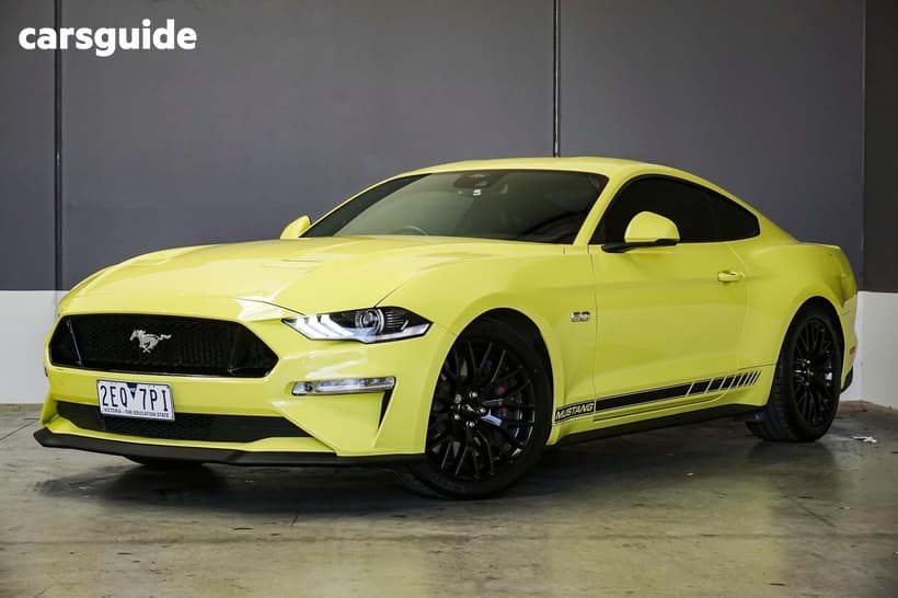 Yellow 2021 Ford Mustang Fastback Gt 5.0 V8