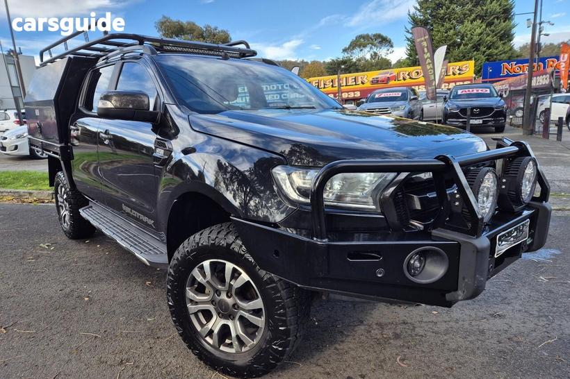 Black 2016 Ford Ranger Dual Cab Pick-up Wildtrak 3.2 (4X4)